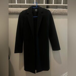 Zara Classic Black Overcoat